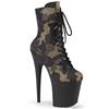 Pleaser - FLAMINGO1020CM Bottes de plateforme, Pole dance chaussures - Noir/Crème Product image